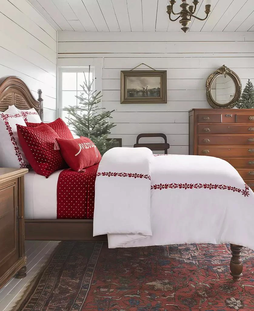 Levtex Holly Thistle Embroidered 2-Pc. Duvet Cover Set 2
