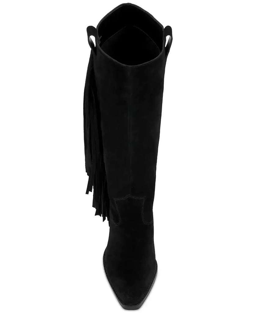 Vince Camuto Women's Pelia Fringe Knee-High Cowboy Boots 4