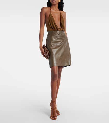 Tom Ford 85 woven suede sandals 3