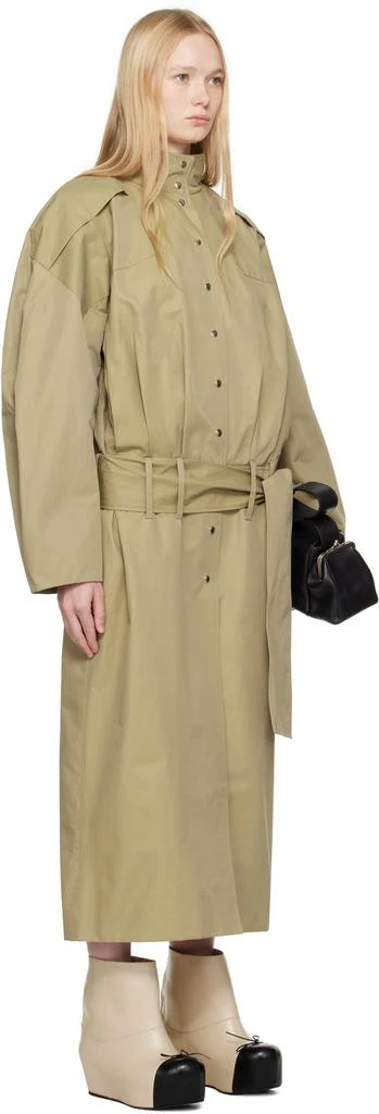 FIDAN NOVRUZOVA Beige Yohana Trench Coat 2