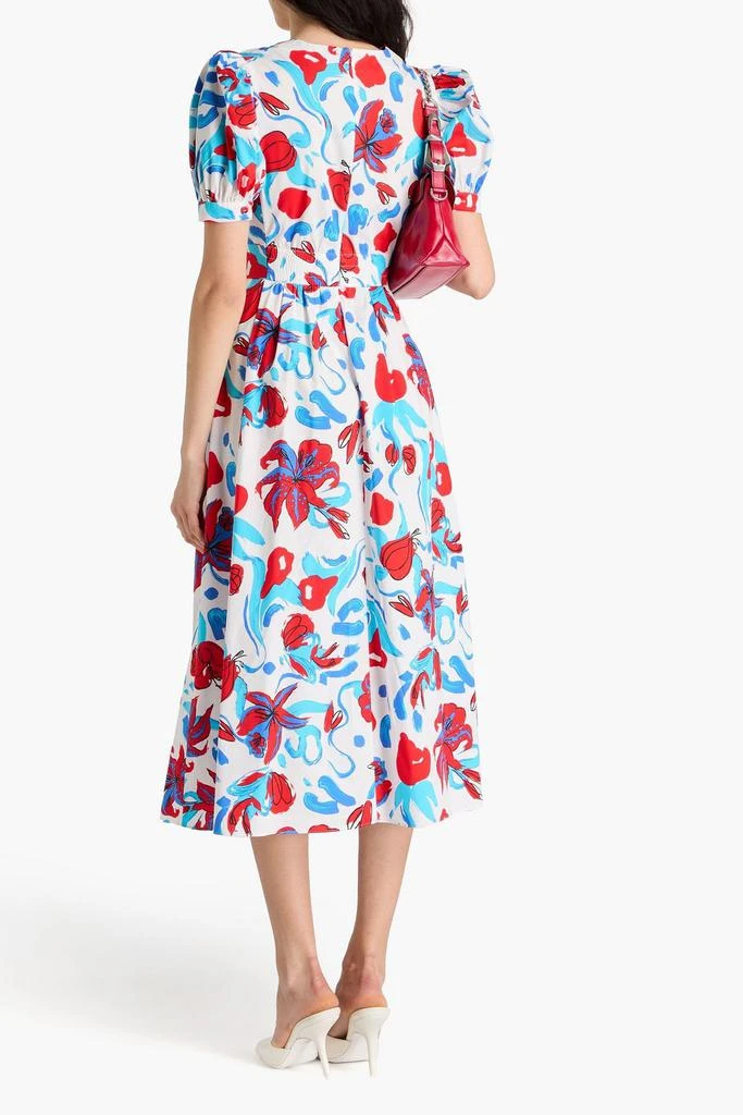 Diane von Furstenberg Heather cotton-blend poplin midi dress 3