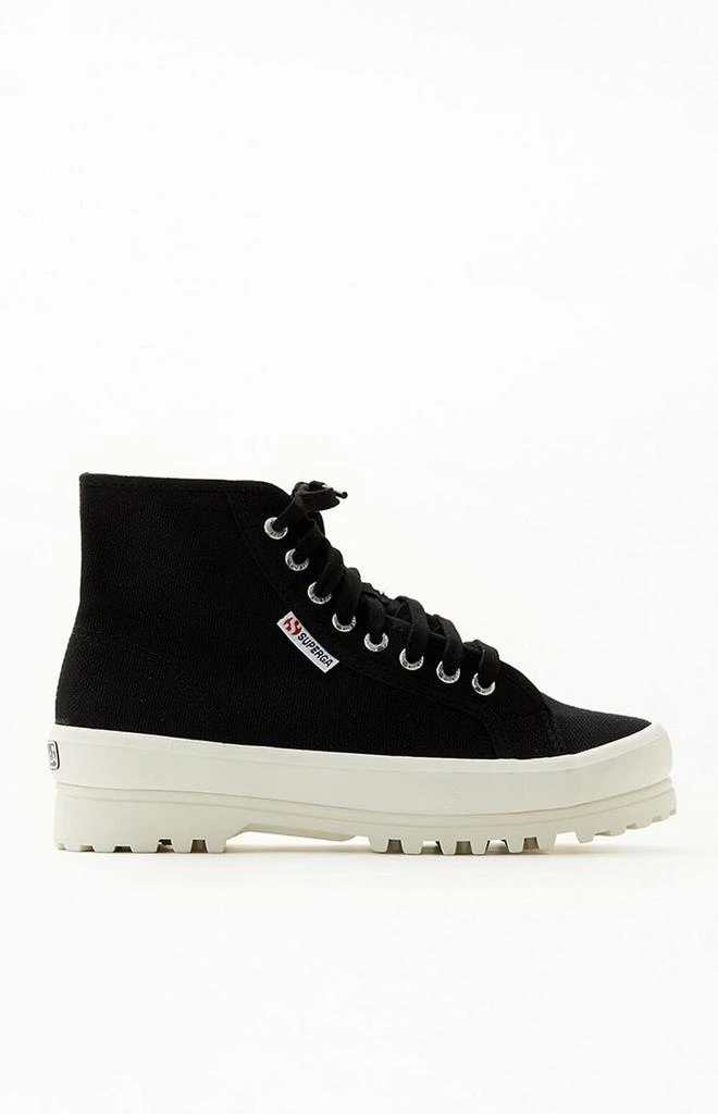 Superga Women's Black 2341 Alpina High Top Sneakers 1