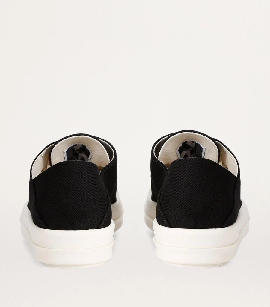 Rick Owens Canvas Slip-On Sneakers 4