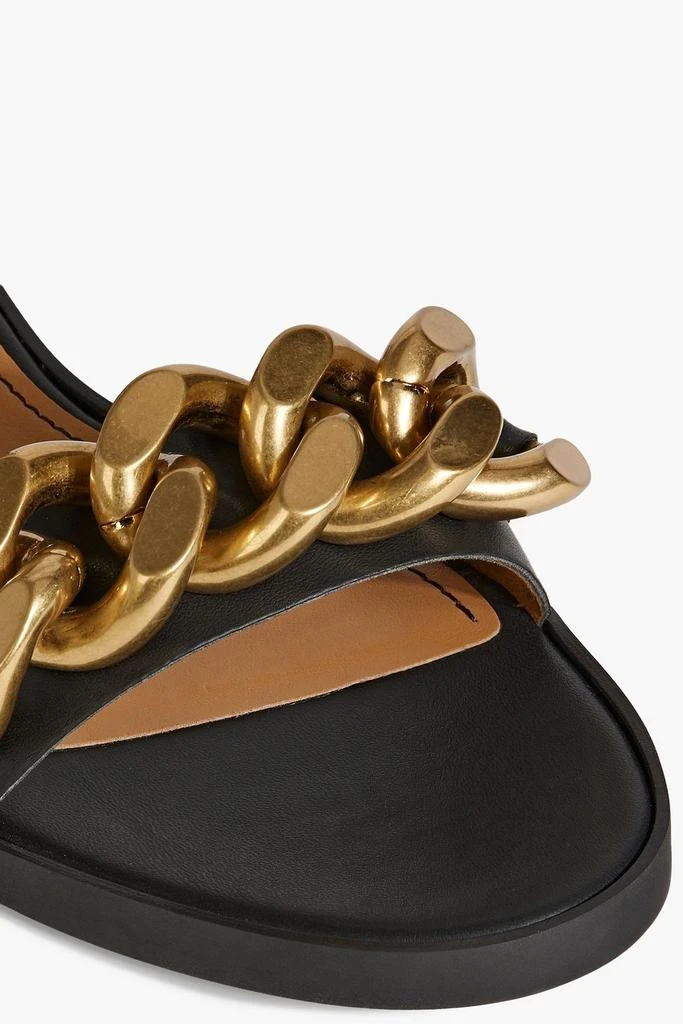 Stella McCartney Falabella chain-embellished faux leather sandals 4
