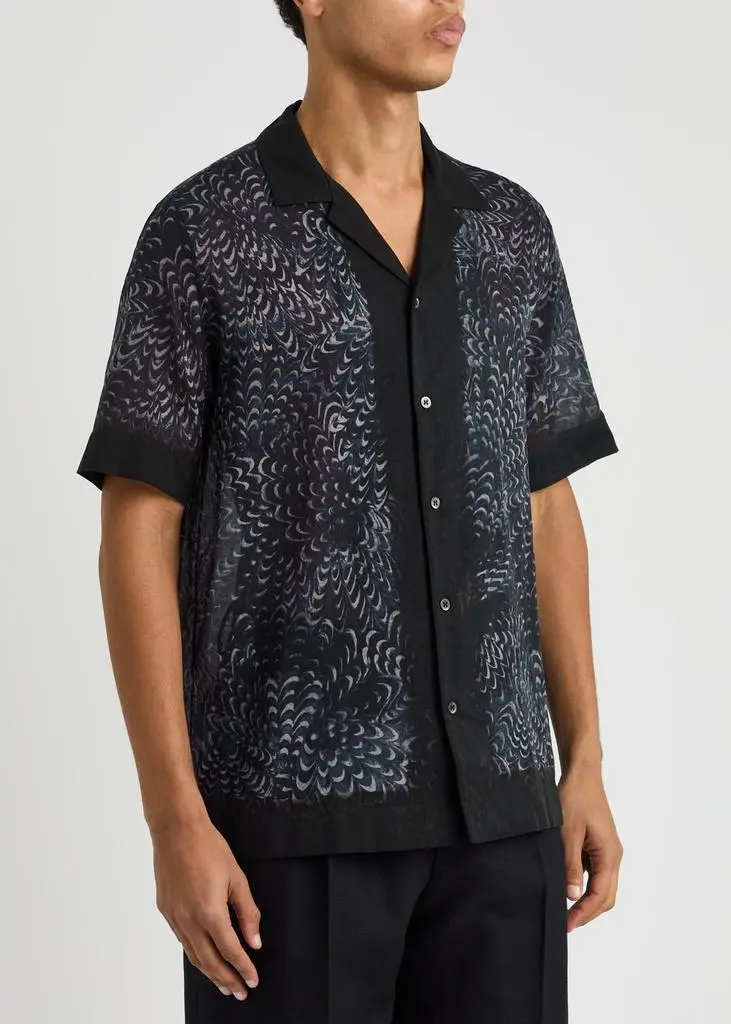 Dries Van Noten Carltone printed cotton voile shirt  2