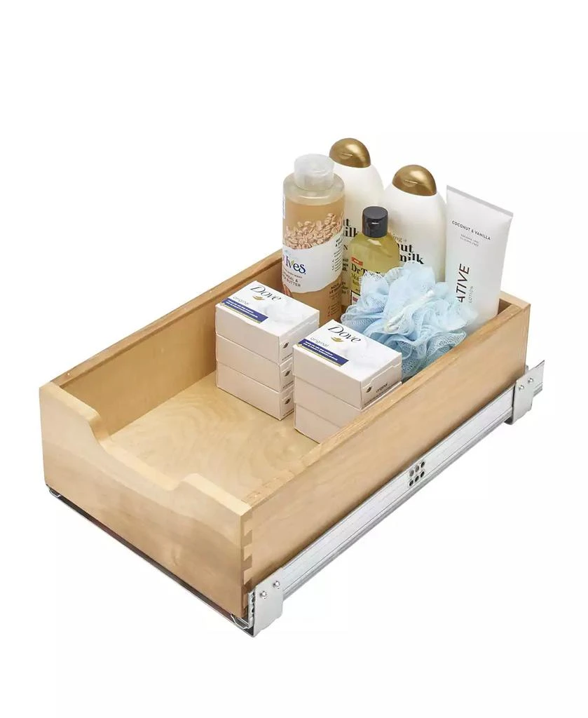 Rev-A-Shelf 11.71" Pullout Kitchen Cabinet Drawer w/ Soft-close, 4WDB-1219SC-1