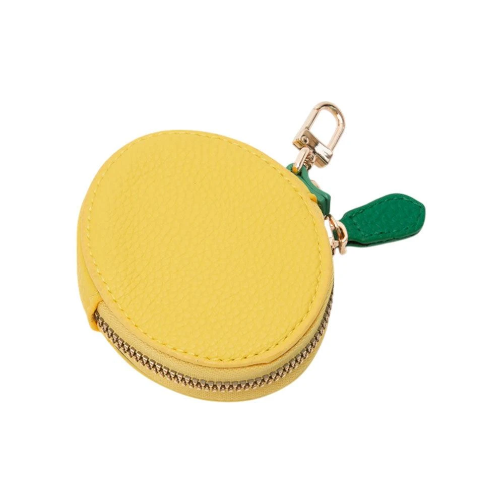 FASHNZFAB Faux Leather Lemon Keychain / Bag Charm / Coin Purse 2