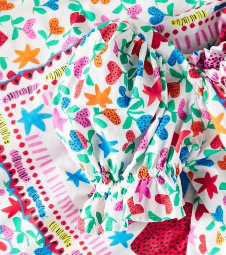 Fábula Printed cotton dress 2