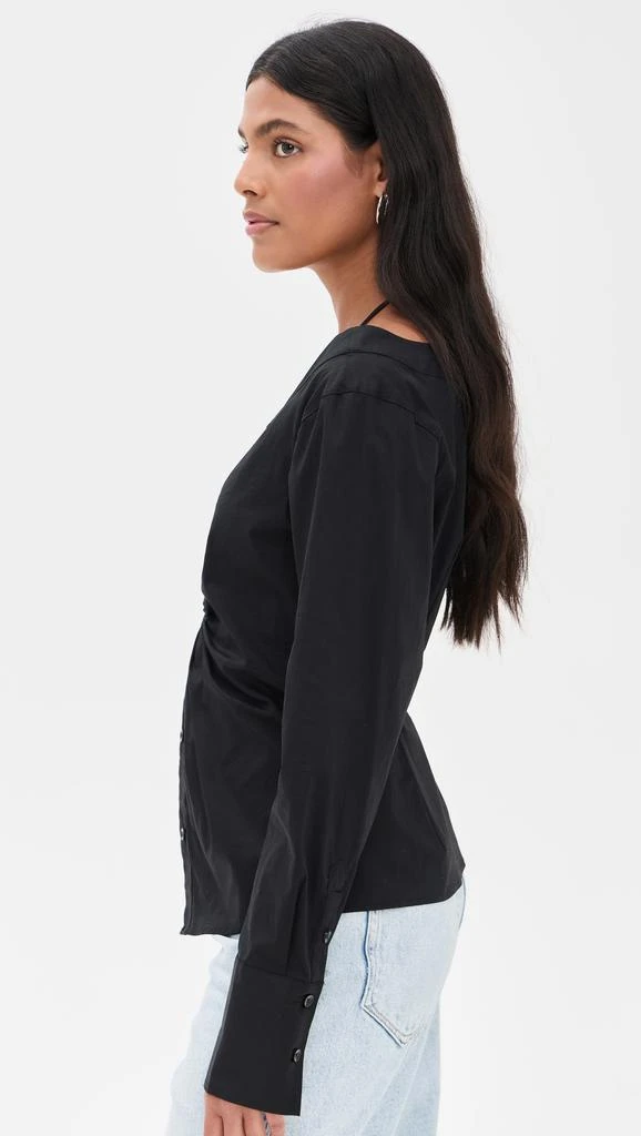 Good American Poplin Off Shoulder Top 3
