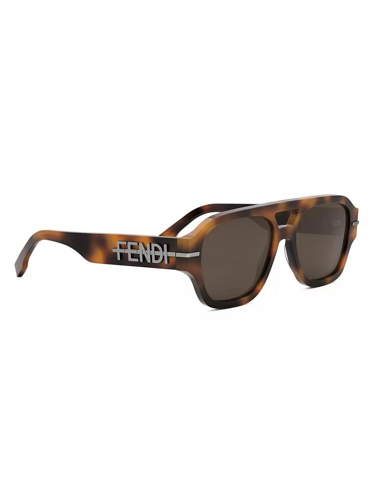 Fendi Fendigraphy 55MM Square Sunglasses 8