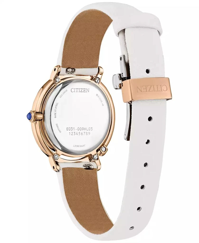 Citizen Eco-Drive Women
s L Arcly Diamond Accent Rose Gold-Tone Stainless Steel Bracelet Watch 31mm 6