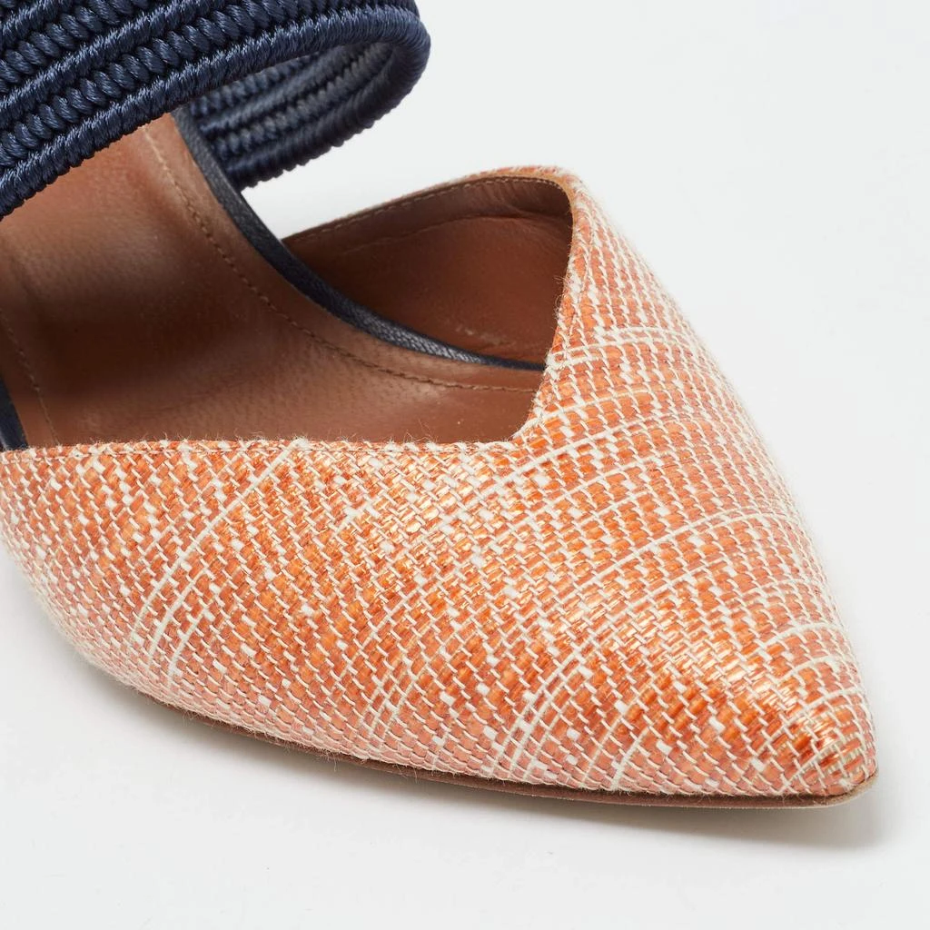 Malone Souliers Malone Souliers Orange Raffia Maisie Mules Size 39 7
