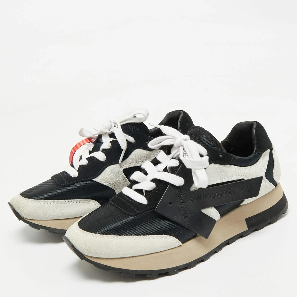 Off-White Off-White Two Tone Nylon and Suede HG Runner Sneakers Size 37 2