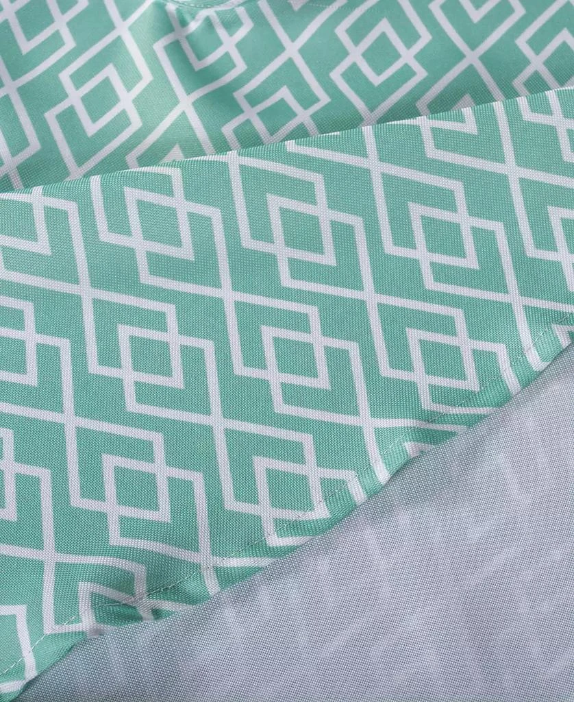 Design Imports Diamond Outdoor Tablecloth 60" Round 7