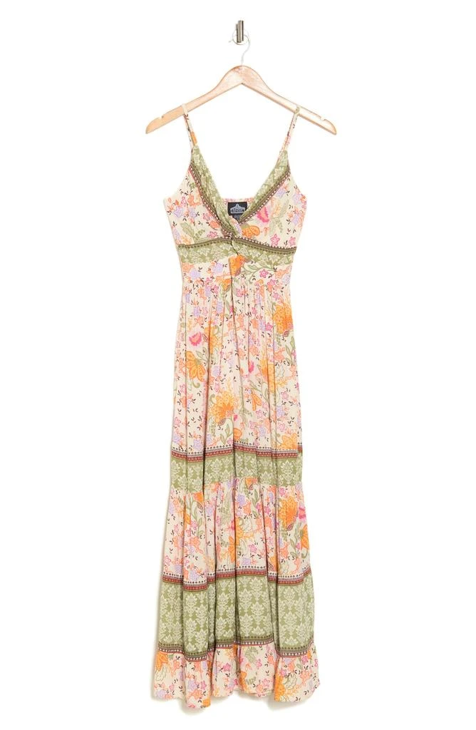 Floral Twist Front Maxi Dress  On Sale Now with Up to 72% Off | Discover  Exclusive Deals & Savings at BeyondStyle  Authentic Angie clothing|dress |women|dresses|female with Limited-Time Discounts, Free Shipping, and