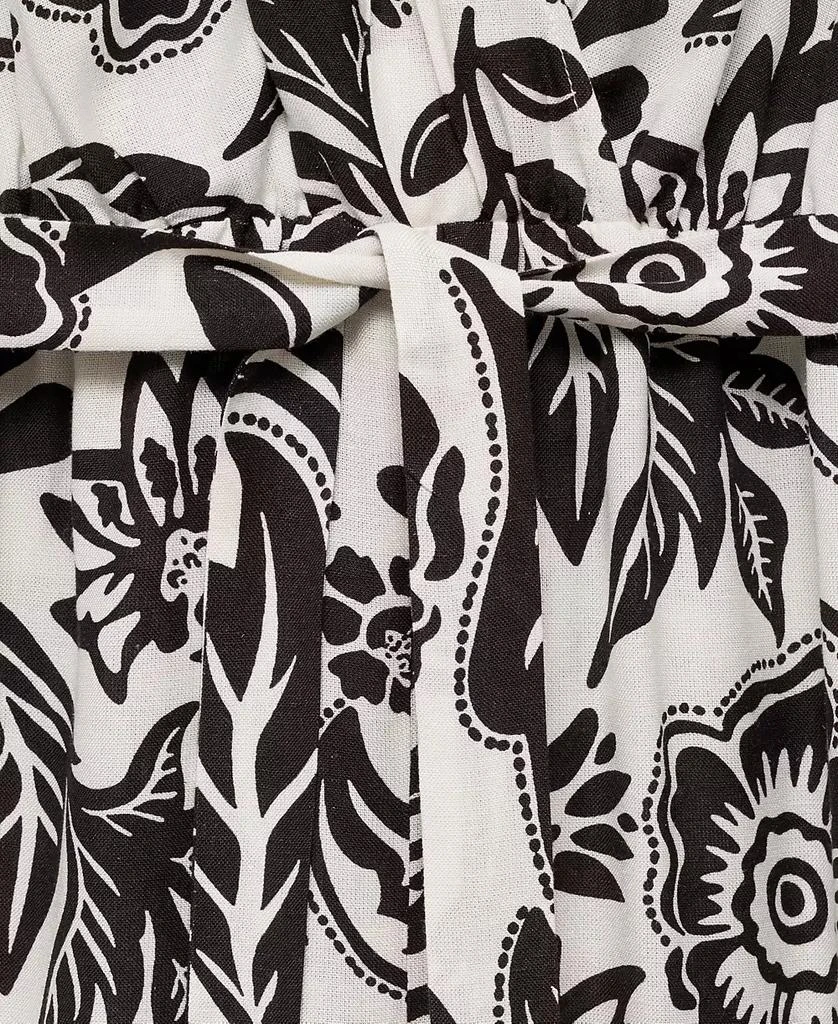 Mango Women's Belt Printed Jumpsuit 3