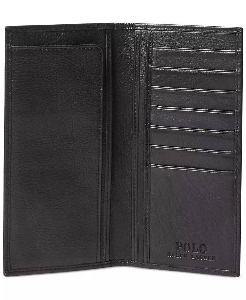 Ralph Lauren Men's Pebbled Leather Narrow Wallet 2