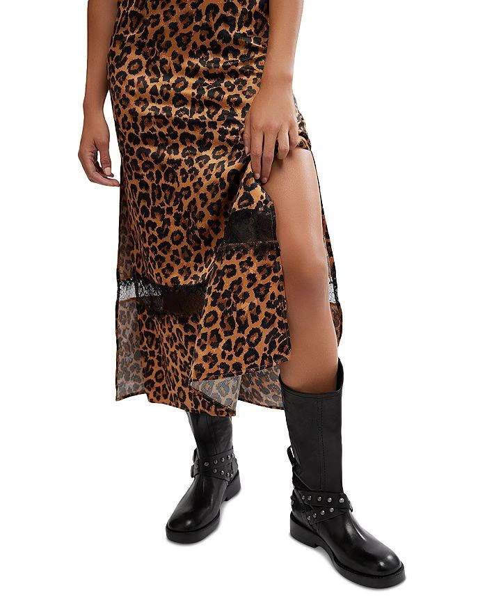 Free People Foolish Heart Leopard Print Dress 5