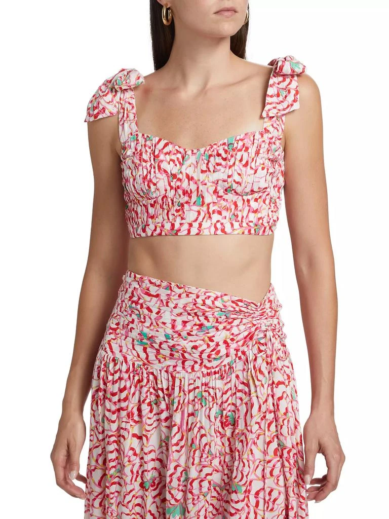 Poupette St Barth Carla Convertible Cropped Top 6