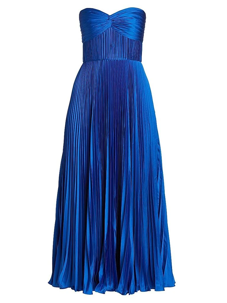 AMUR Pleated Strapless Belle Dress 1