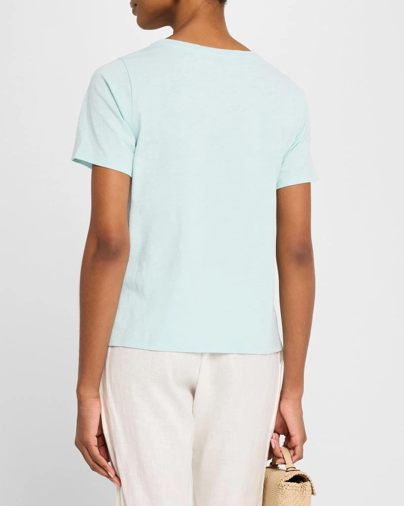 Eileen Fisher Missy Scoop-Neck Pocket Tee 3