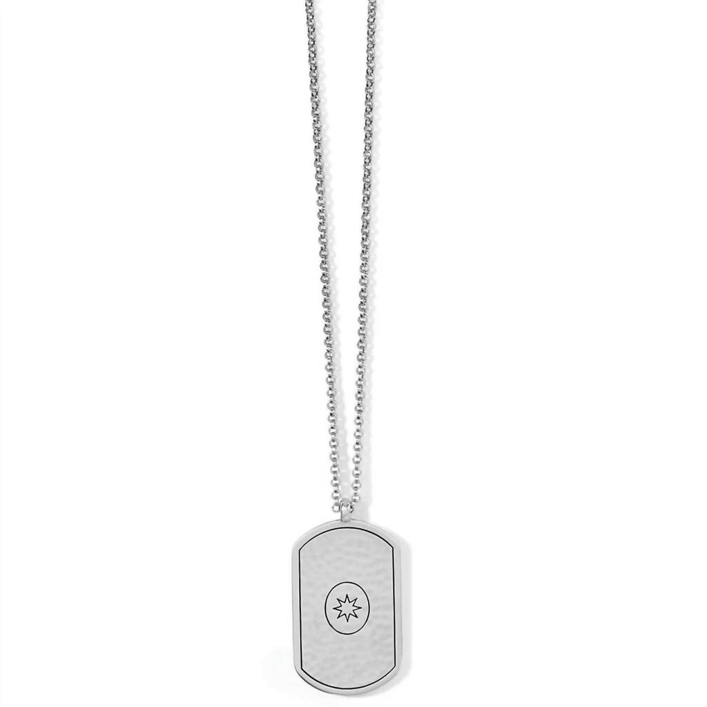 Brighton Women's Emblem Moon Necklace In Silver