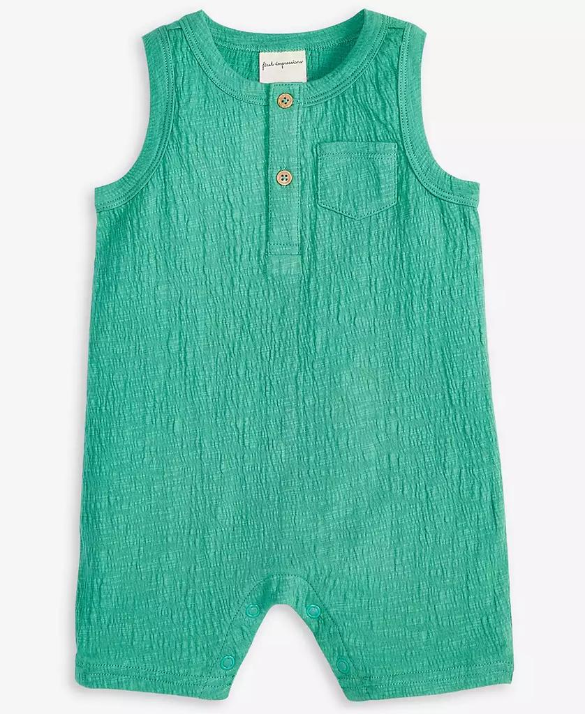 First Impressions Baby Boys Knit Gauze Sunsuit, Exclusively at Macy's