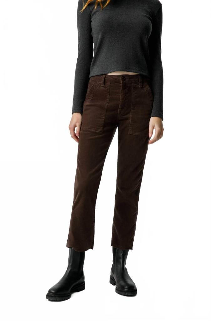 AMO Easy Army Trouser In Espresso