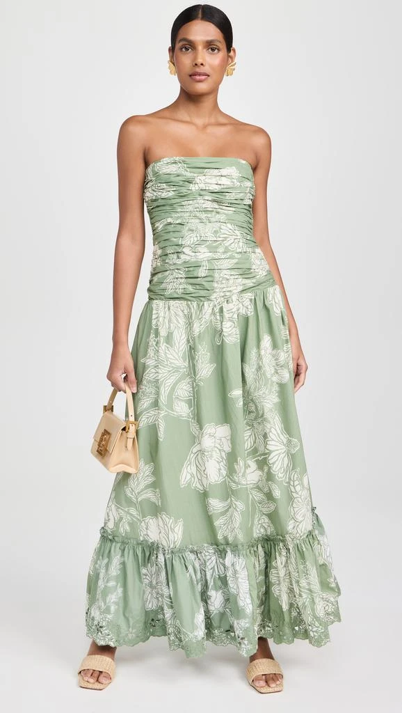 Hemant and Nandita Strapless Long Dress 1