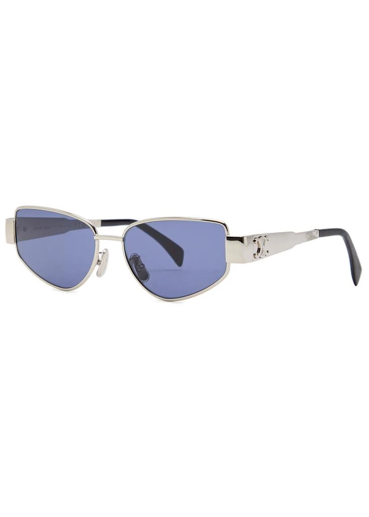 Celine Triomphe metal cat-eye sunglasses 1