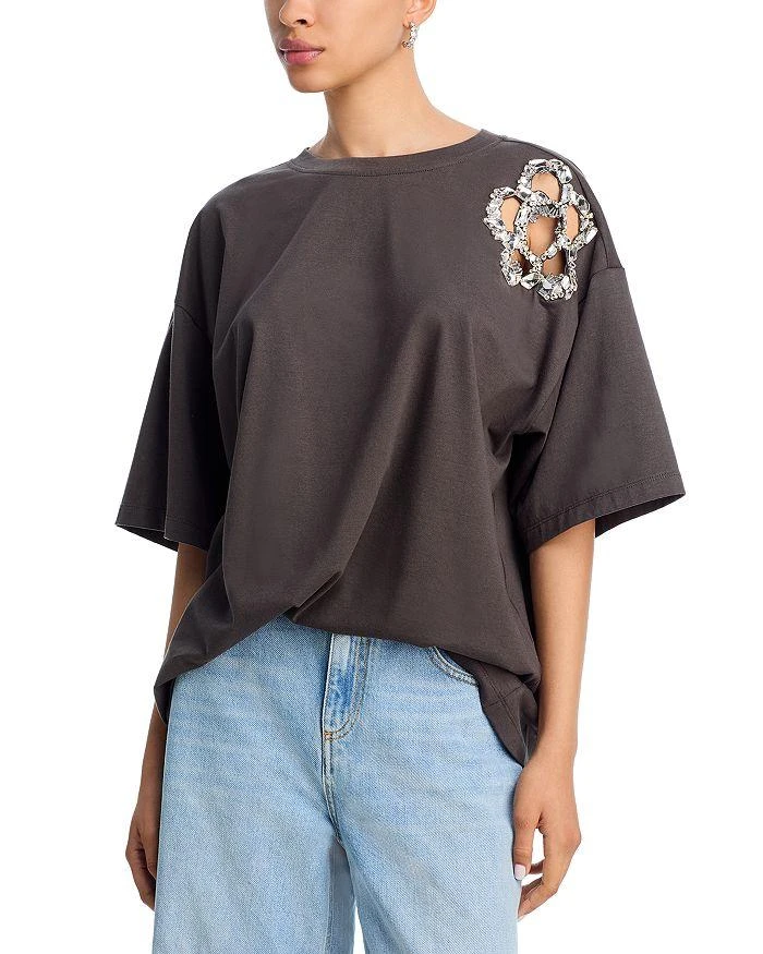 AREA Crystal Cluster Flower Tee