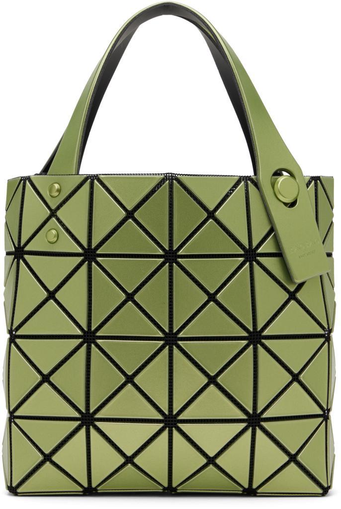 BAO BAO ISSEY MIYAKE Green Lucent Boxy Mini Tote