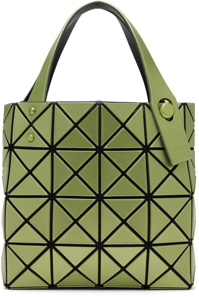 BAO BAO ISSEY MIYAKE Green Lucent Boxy Mini Tote 1