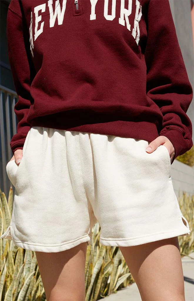 John Galt Off White Rosa Sweat Shorts 2