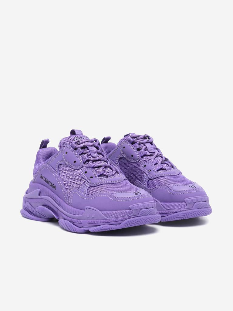 Balenciaga Kids Triple S Trainers in Purple – On Sale Now with Up