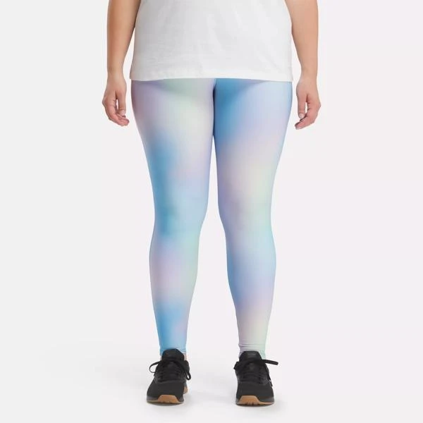 Reebok Lux Bold High-Rise Printed Leggings (Plus Size) 1