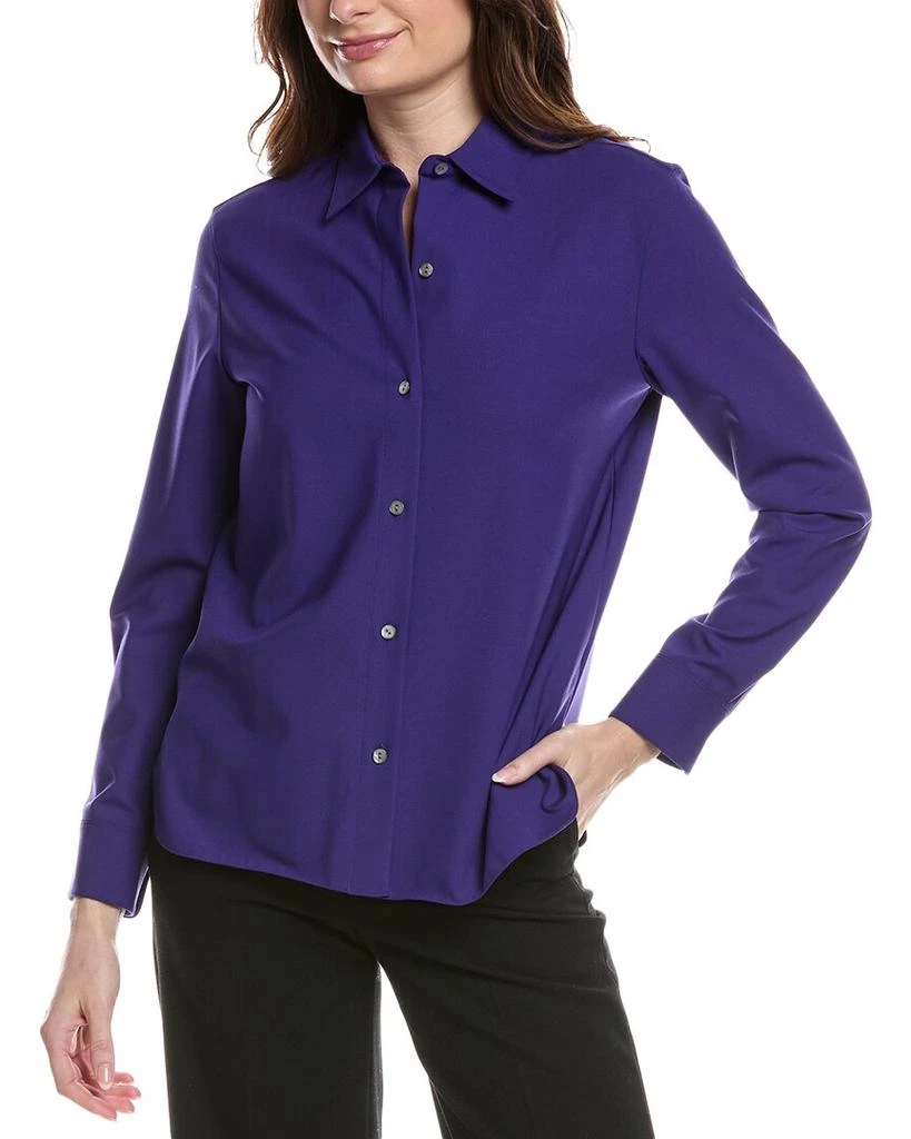 Theory New Straight Wool-Blend Shirt 1