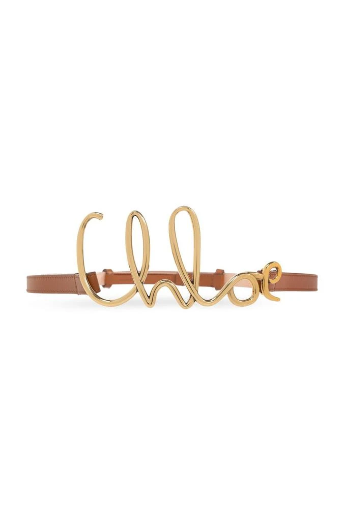 Chloé Chloé Iconic Small Buckled Belt from Cettire