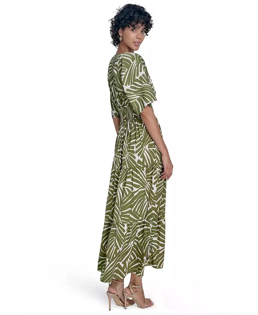 Jessica Howard Petite V-Neck Fit & Flare Dress