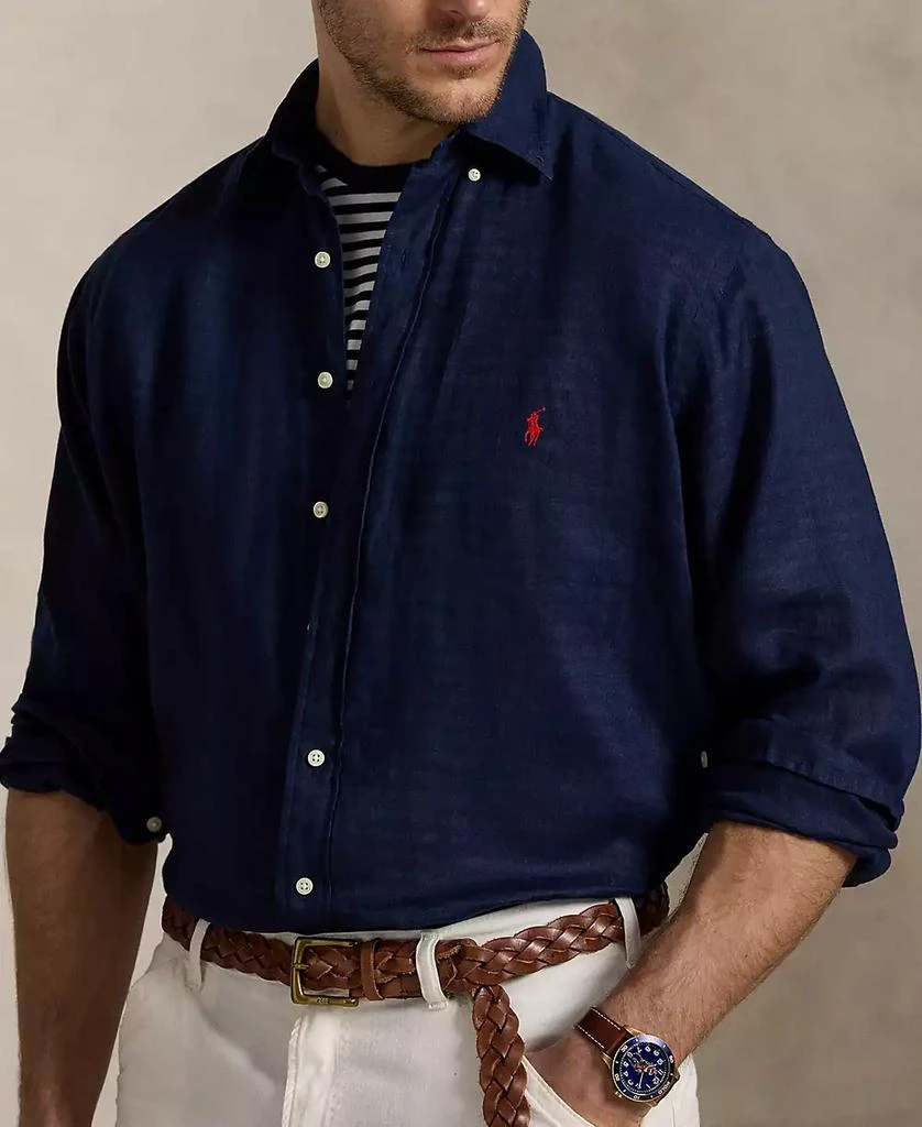 Ralph Lauren Men's Big & Tall Linen Shirt 3