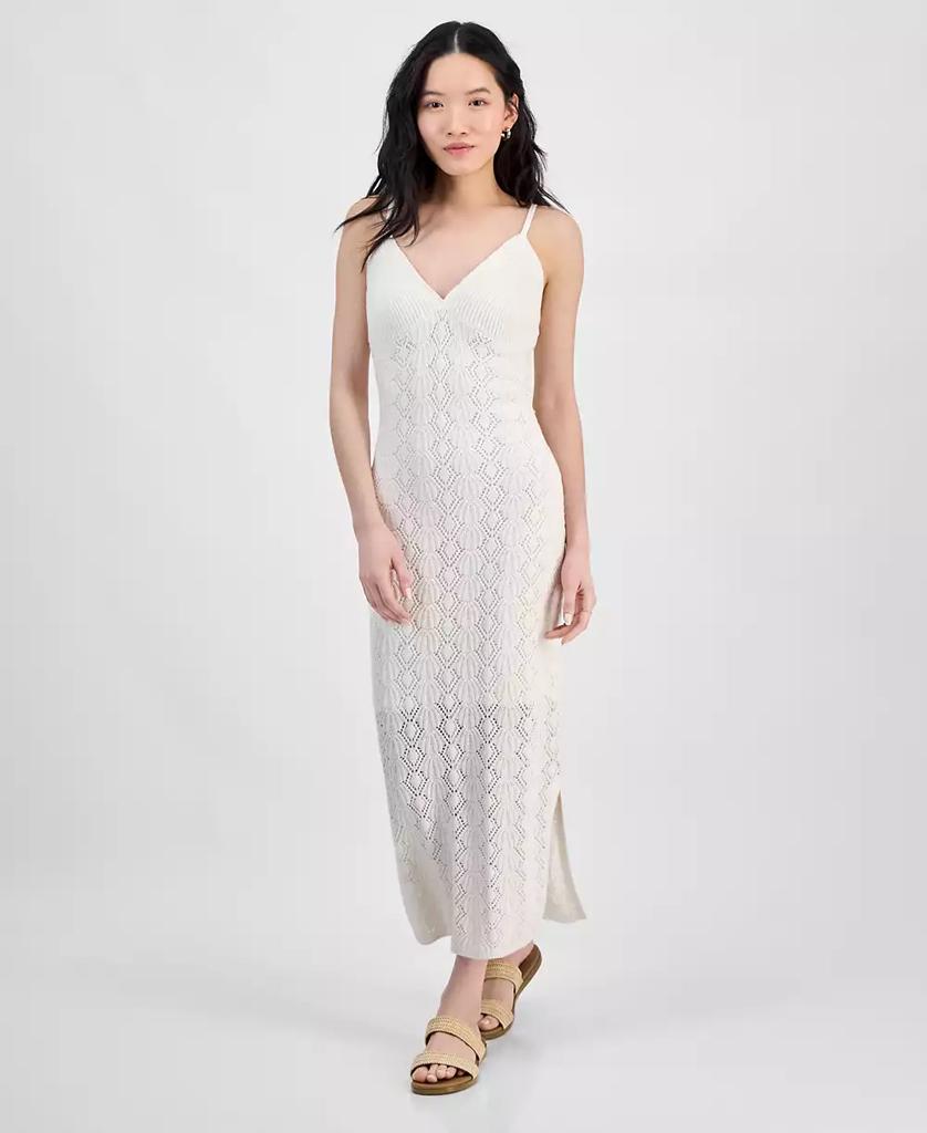 Hippie Rose Juniors' Seashell Crochet Midi Dress