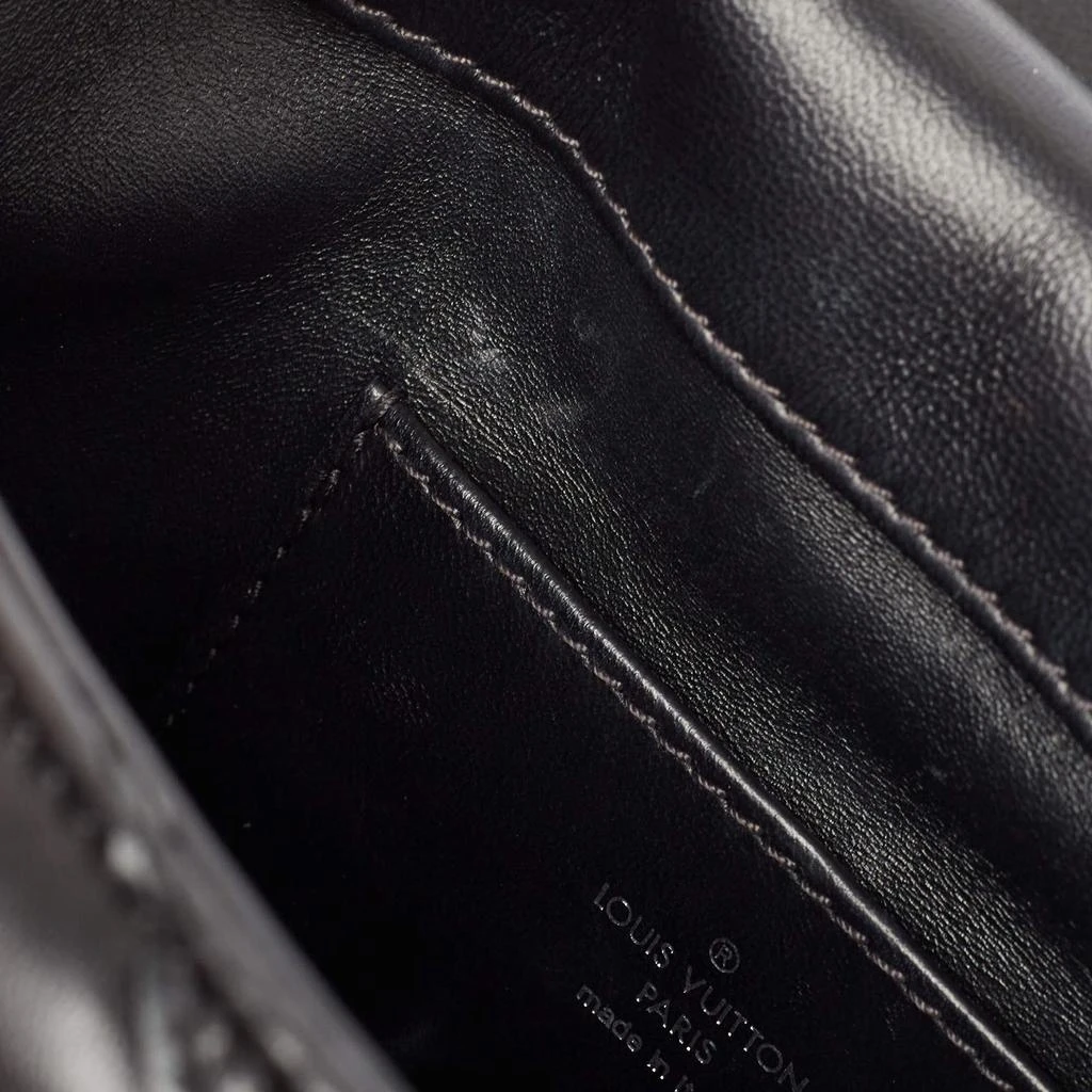 Louis Vuitton Louis Vuitton Black Leather Malletage GO-14 MM Bag 11