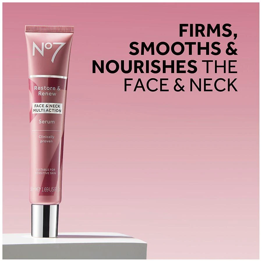 No7 Restore & Renew Multi Action Face & Neck Serum 2