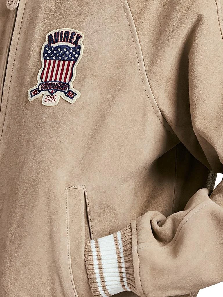 Avirex Icon Suede Bomber Jacket 6