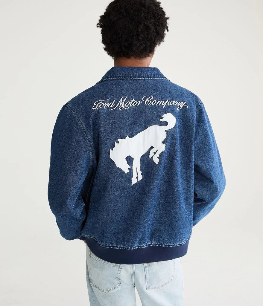Aeropostale Ford Bronco Denim Jacket