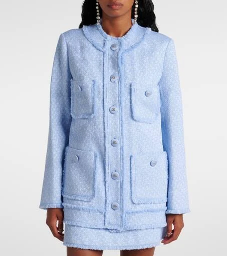 Dolce & Gabbana Raschel wool-blend tweed jacket 4