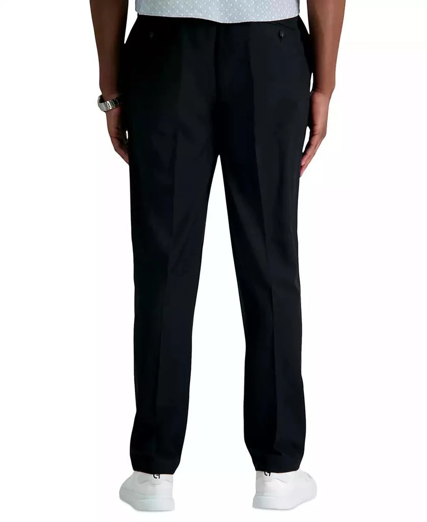 Haggar Men's Big & Tall Premium Comfort Stretch Classic-Fit Solid Flat Front Dress Pants 3