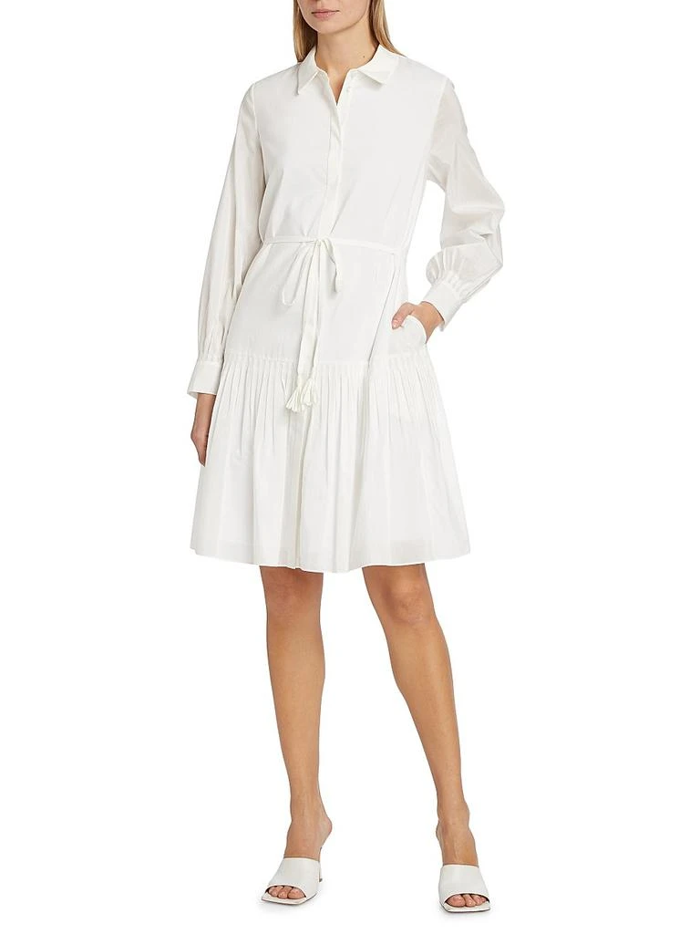 Kobi Halperin Viola Tie-Waist Cotton & Silk Minidress 2