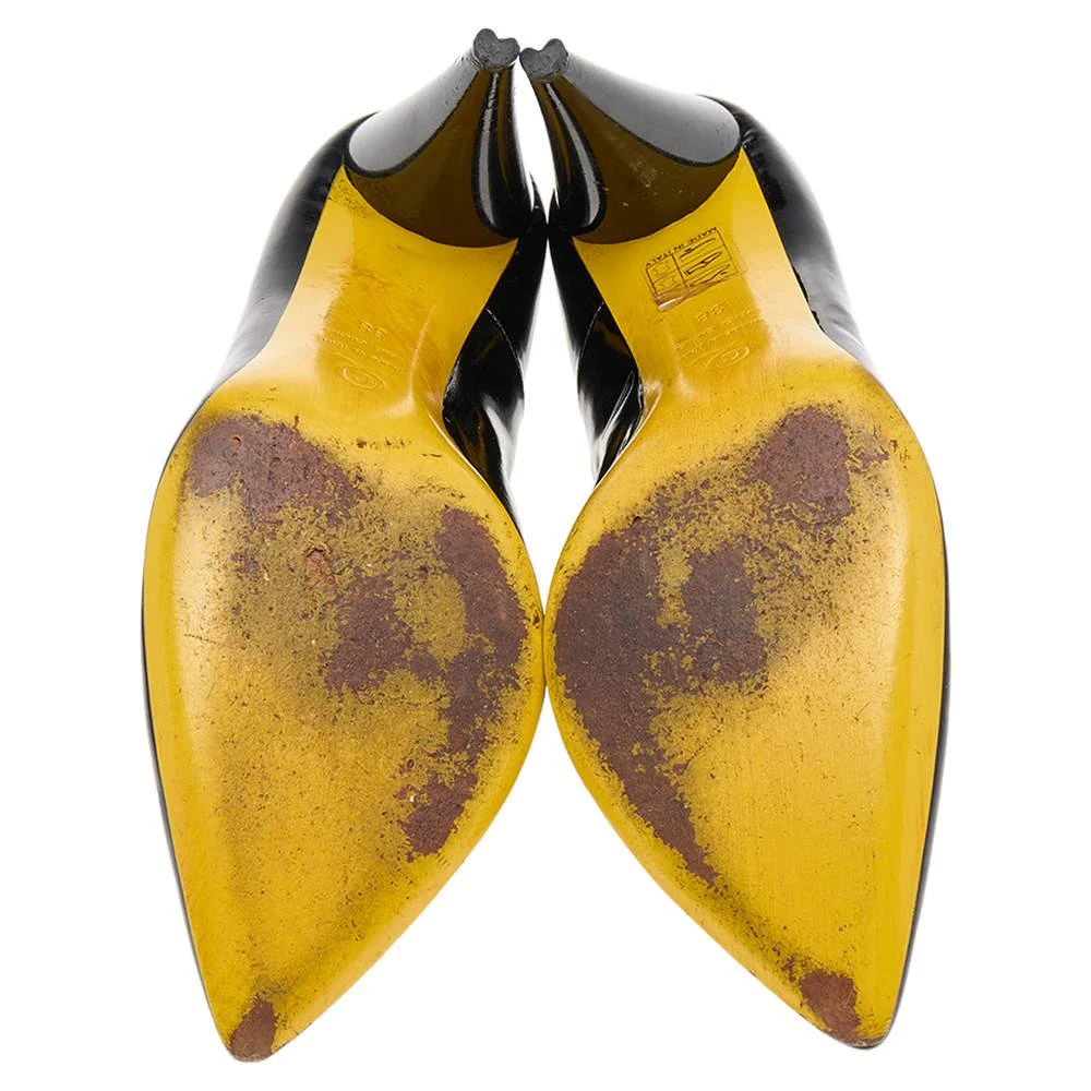 Alexander McQueen Alexander McQueen Black Patent Leather Pointed Toe Pumps Size 38 6