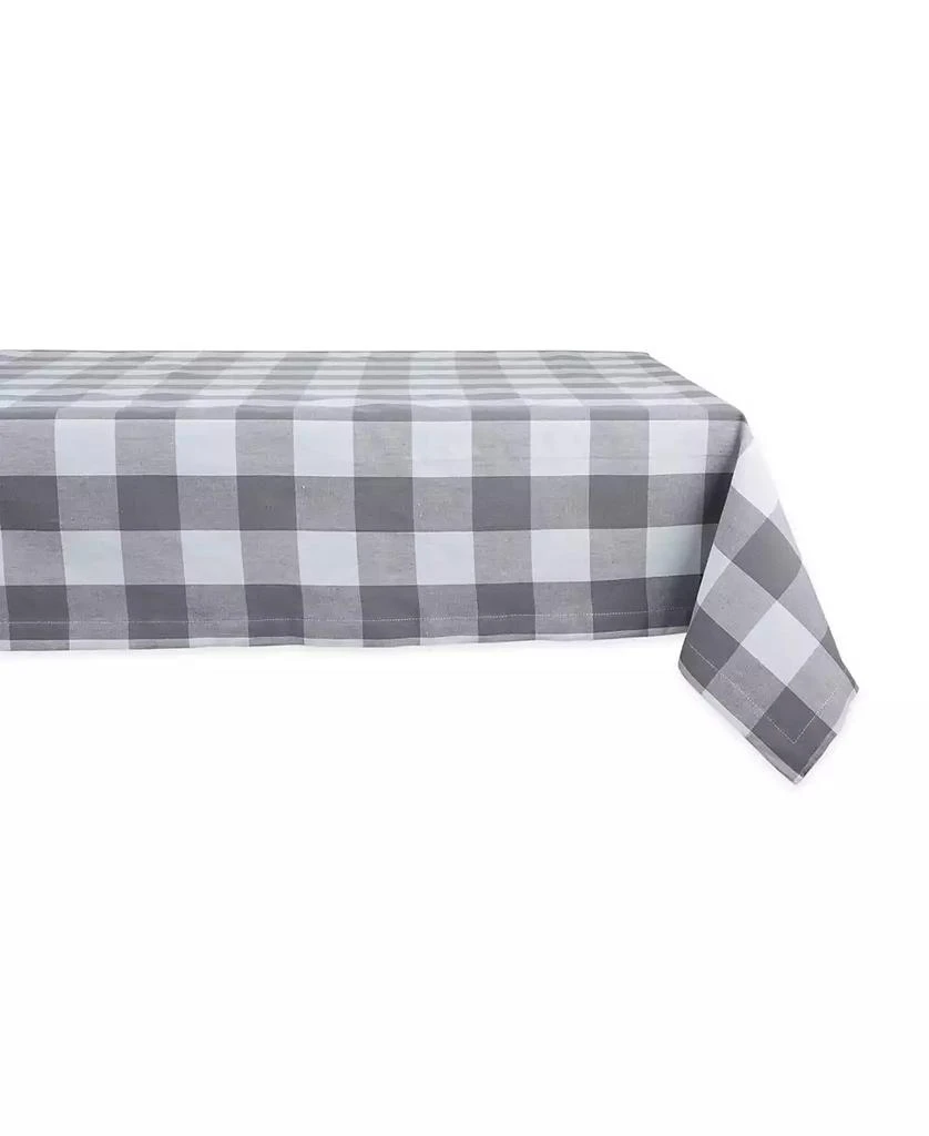 Design Imports Buffalo Check Tablecloth, 60" x 120" 1
